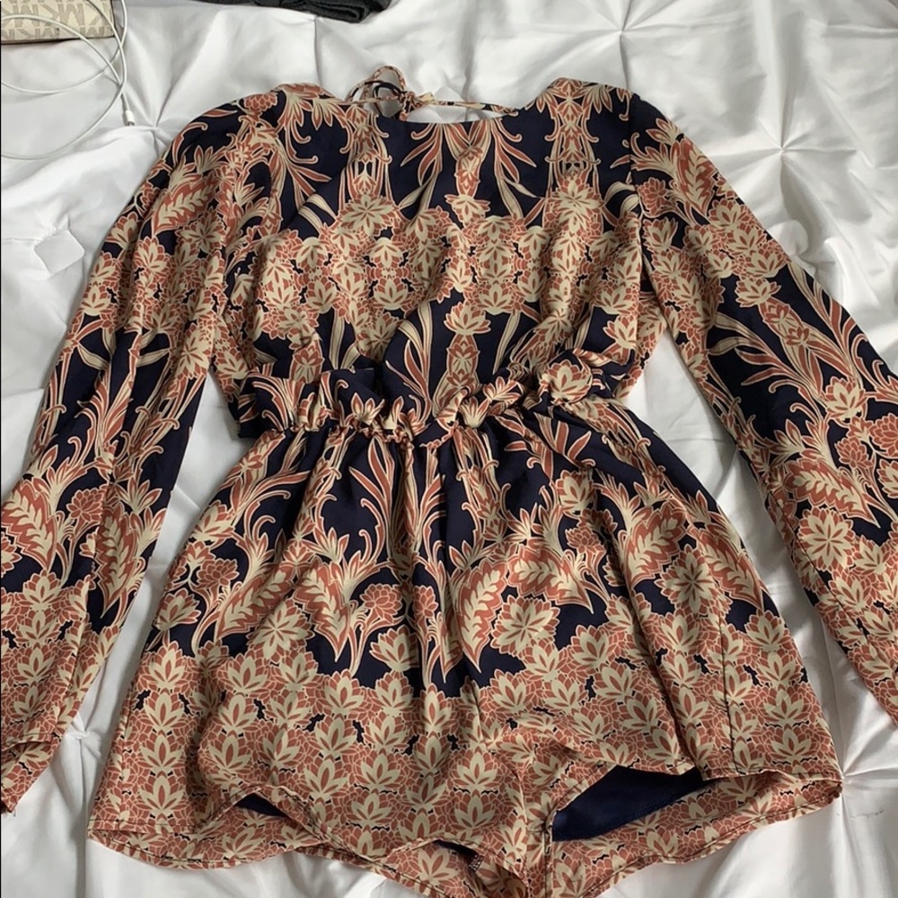 Backless Romper